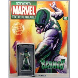 Eaglemoss 1:16 Classic‎ Marvel Figurine w/Book: Karnak #162